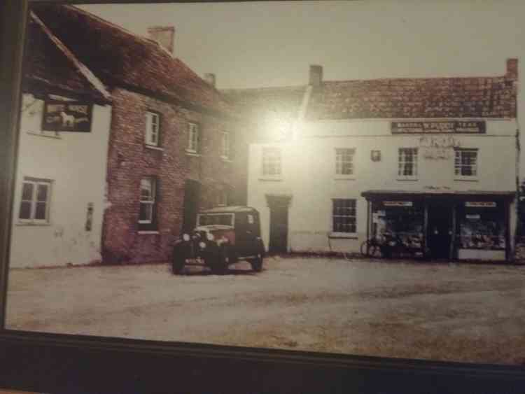 The original shop in Mark in the 1930s/40s