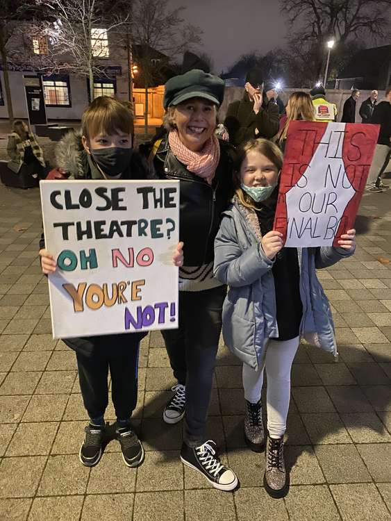 Youngsters outside South Essex College