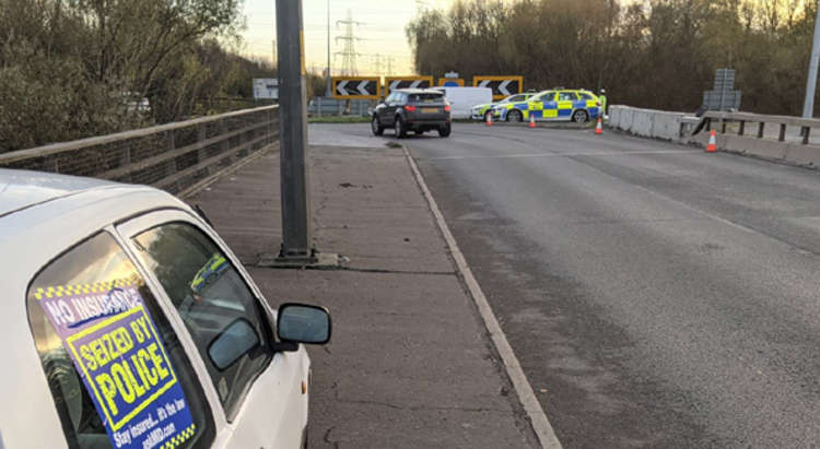 Police mounted a stop and check campaign on drivers at Lakeside.