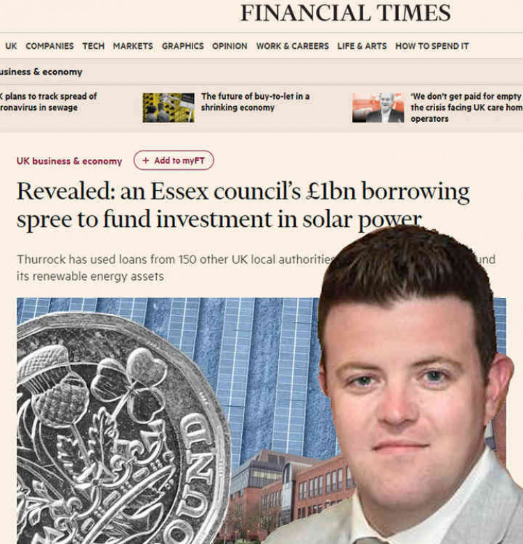 Cllr Shane Hebb has been in the frontline of national coverage about Thurrock Council's huge debt mountain and its controversial 'borrow to invest' strategy.