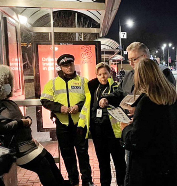 Cllr Gledhill, pictured on a recent walkabout in Grays, did not wear a mask as he engaged with members of the public