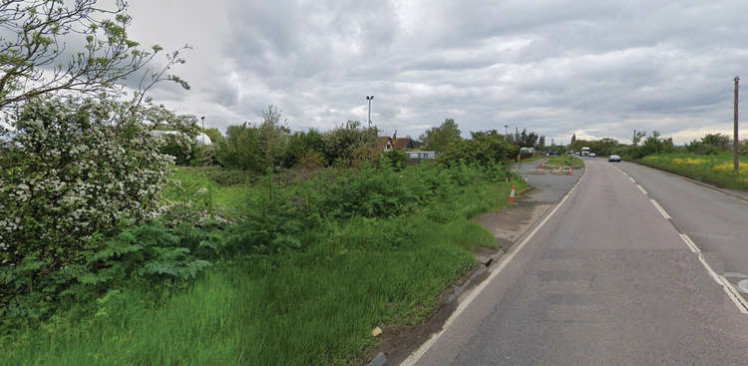 An illegal business, no longer operating, was set up on land in rural Thurrock.