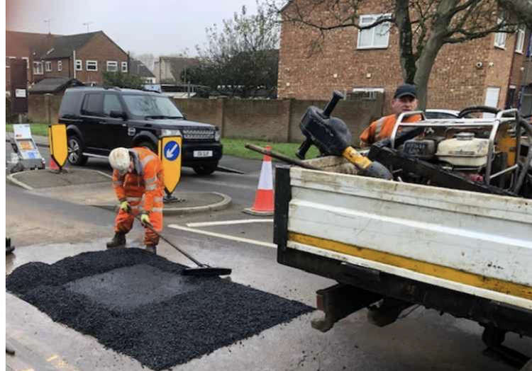 The bumps were put in on London Road in December last year