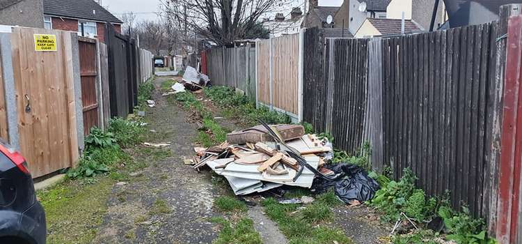 The dumping that appeared on Christmas morning