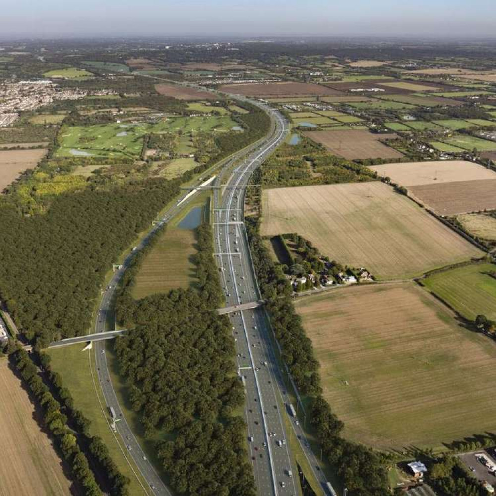 The new road will plough through the green belt of Thurrock.