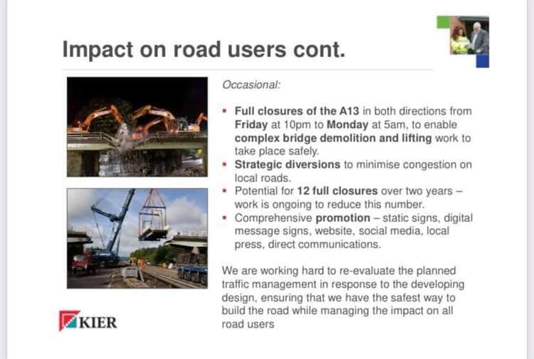 Broken promises? The impact of the works on the A13 has far exceeded the council and Keir's pledge.