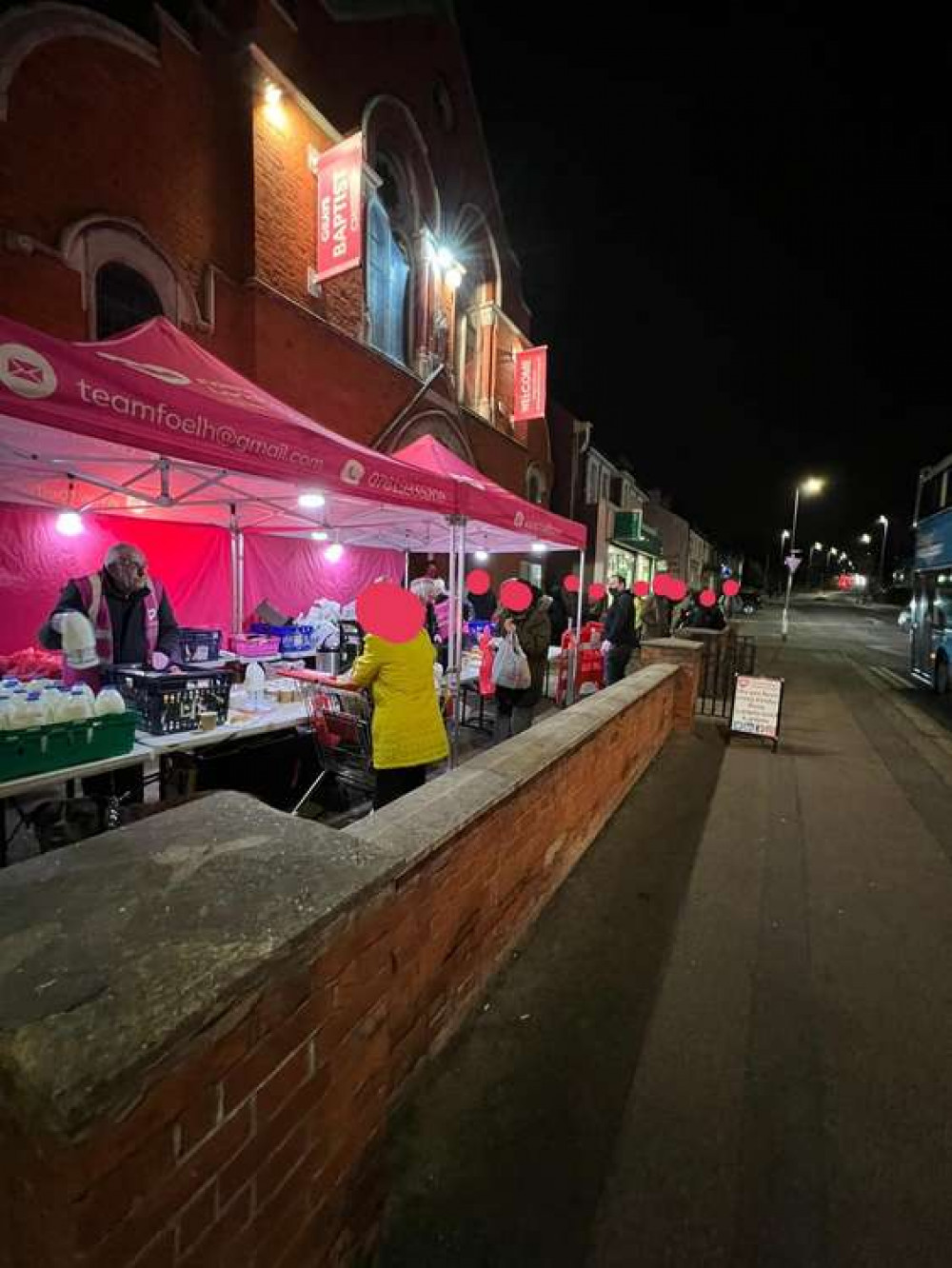 A busy night was experienced by volunteers helping Thurrock's homeless and needy this weekend.