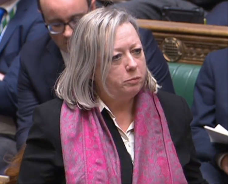 Jackie Doyle-Price in the Commons this afternoon.