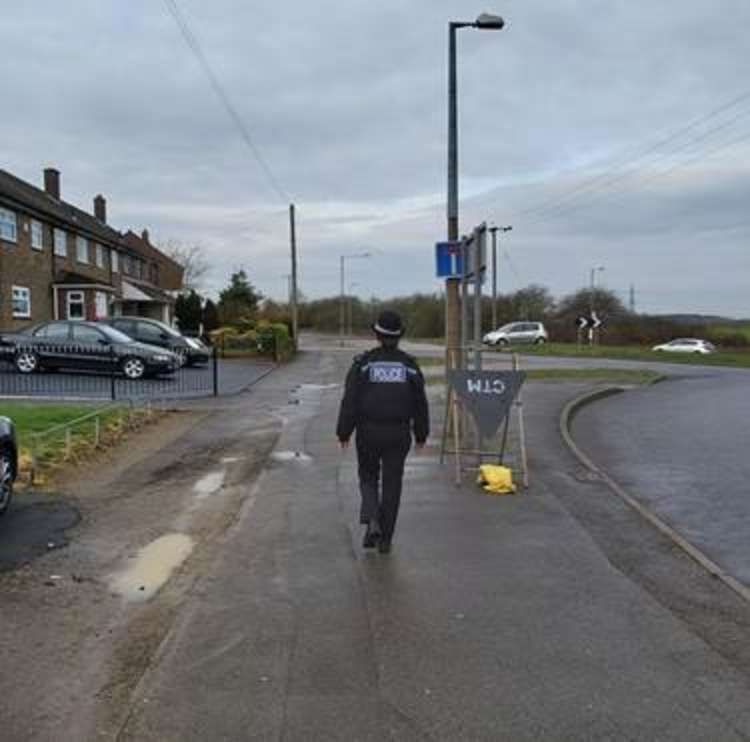 Police on the beat in north Grays.