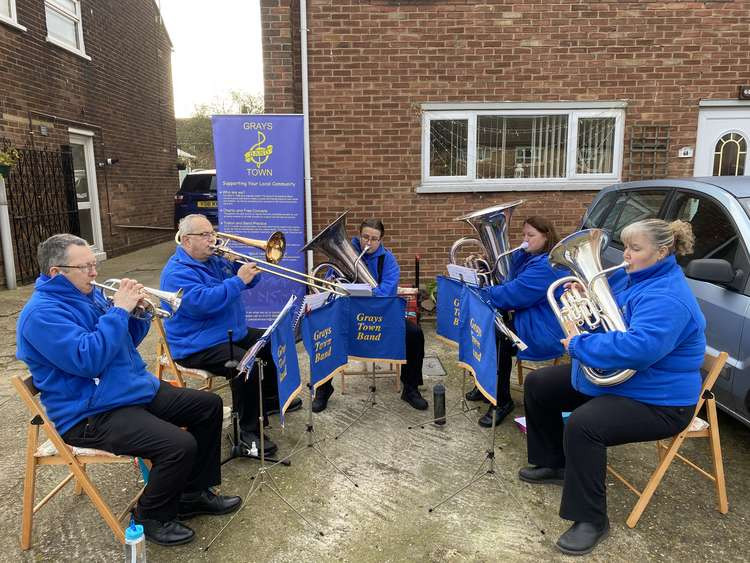 Grays Town Band. One of the new recipients of Co-op customers' generosity.