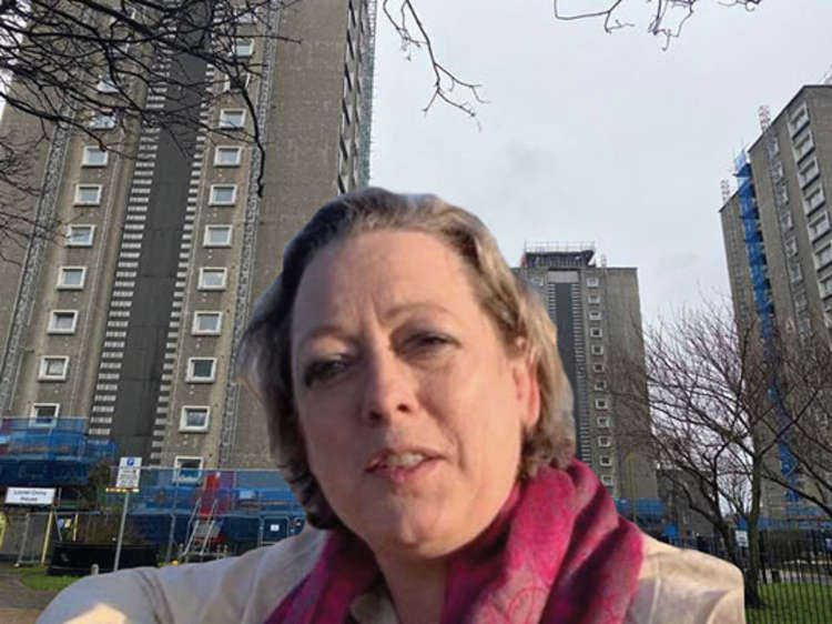 MP Jackie Doyle-Price has condemned the situation at Lionel Oxley House (left) and other south Grays tower blocks.