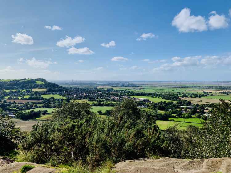 The view from Woodhouse Hill