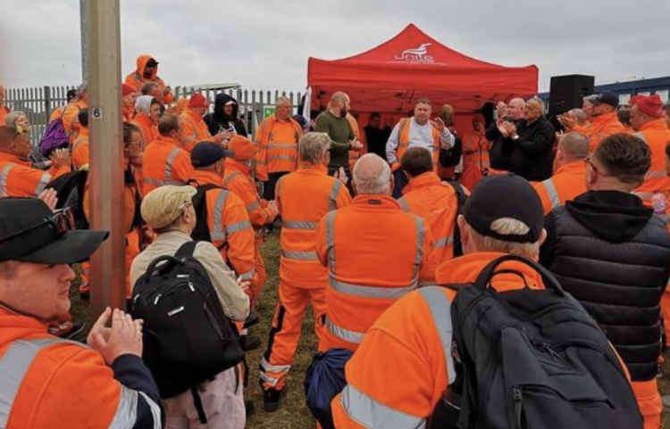 Environmental services workers withdrew their labour for six weeks last year.