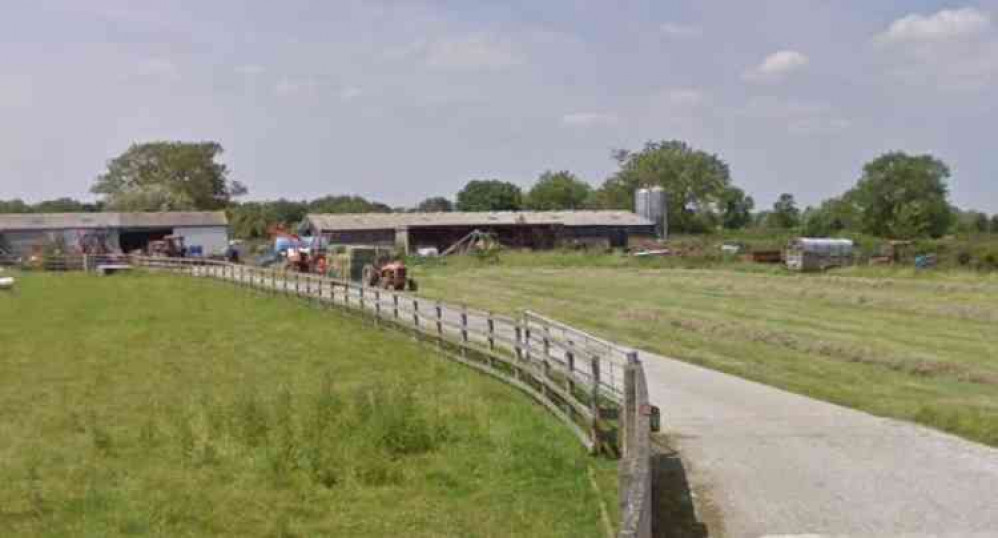 Plans have been withdrawn to convert this barn in Edington into three homes (Photo: Google Street View)