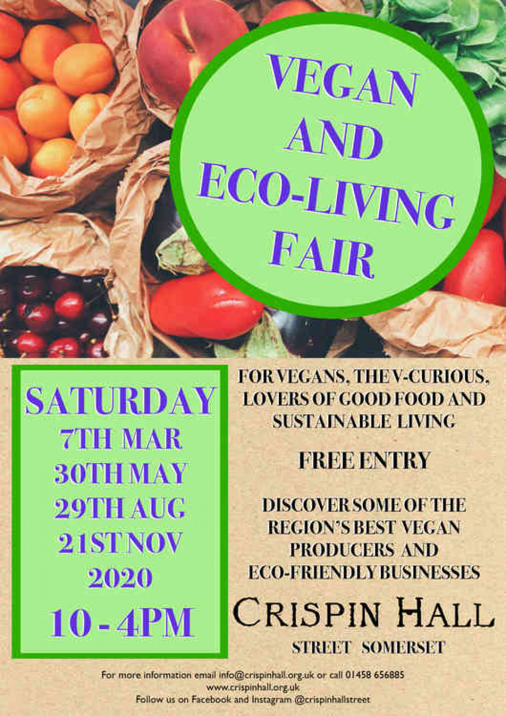 The Vegan and Eco-Living Fair is taking place in November