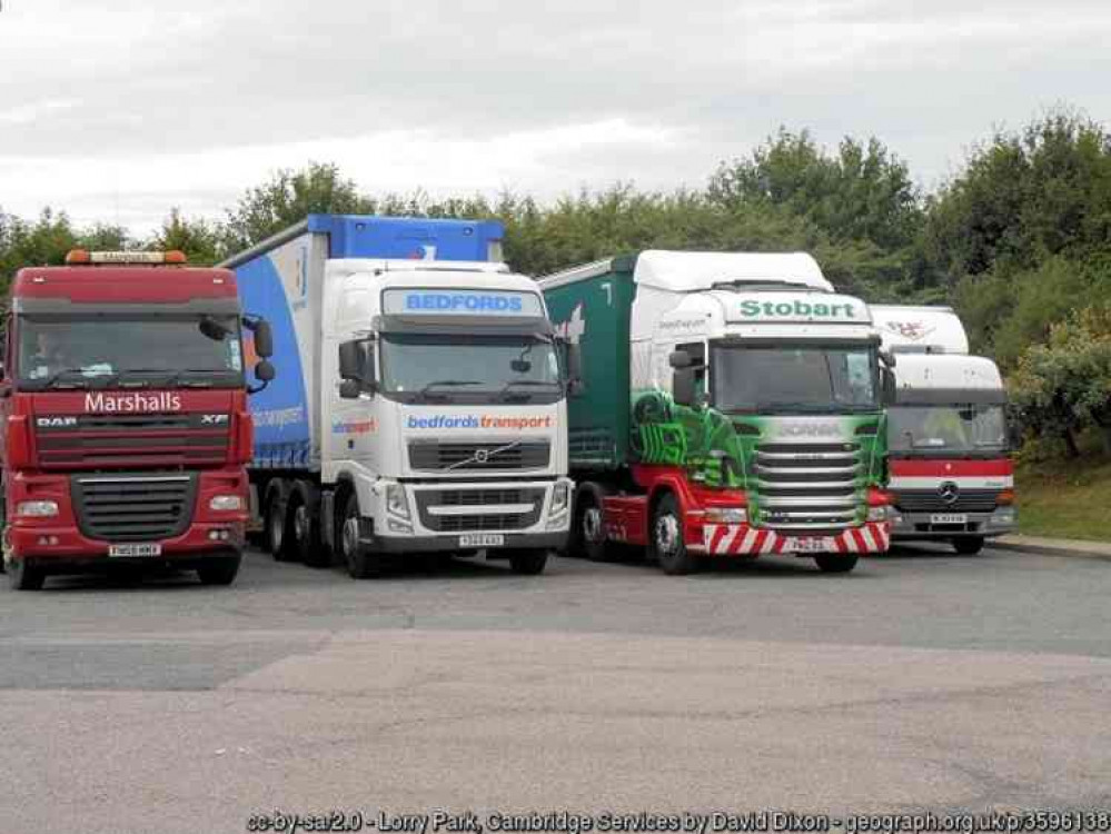Somerset is one of the council areas where lorry parks could be constructed