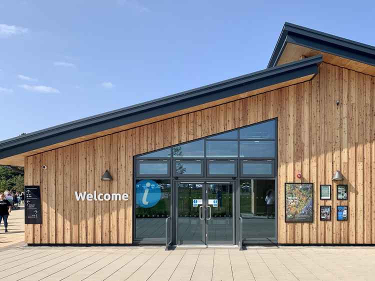 The new visitor centre at Delamere Forest