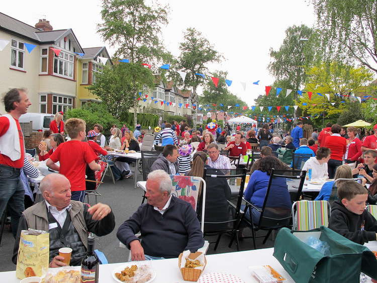 Street parties were thrown up and down the country during the Diamond Jubilee in 2012 (credit: Wikimedia)