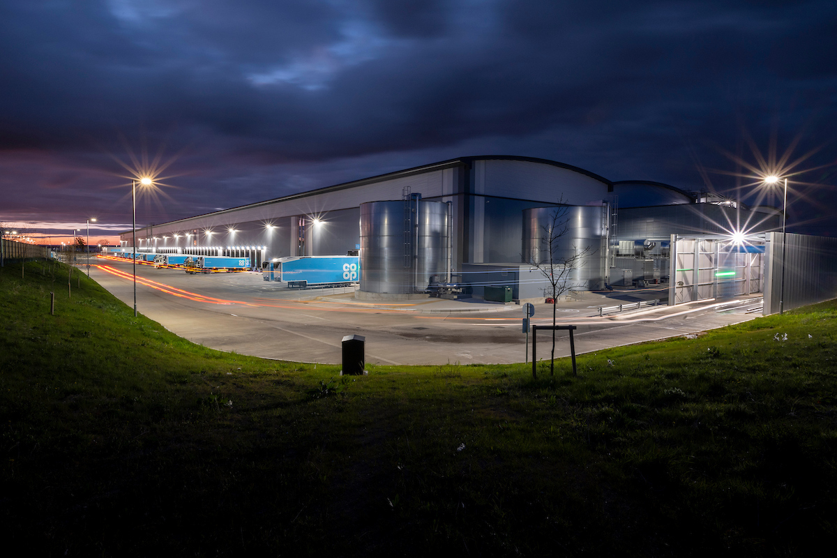 Co-op new composite distribute depot, located just off the A1, Biggleswade, Central Bedfordshire