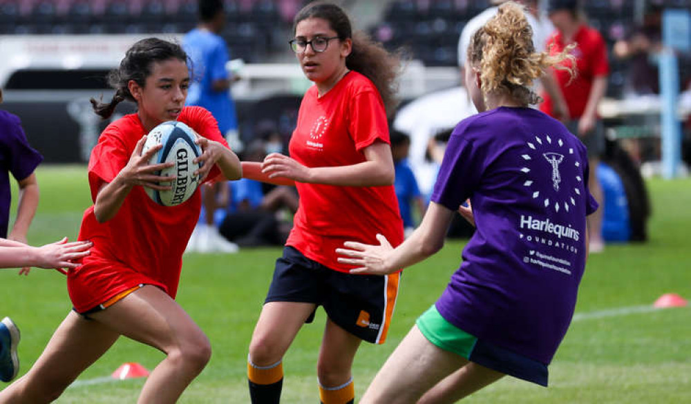 We are kicking off December in style with an action-packed Project Rugby Festival, in partnership with The Metropolitan Police. Credit: @Harlequins.