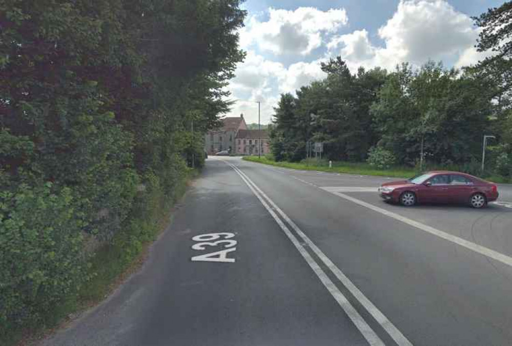 Temporary traffic lights are planned at the Pipers Inn junction next week (Photo: Google Street View)