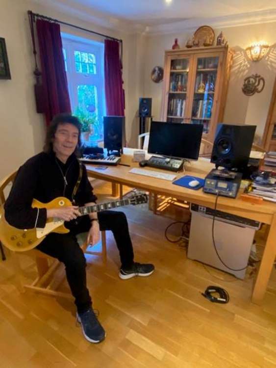 Steve's home 'recording studio' in Teddington