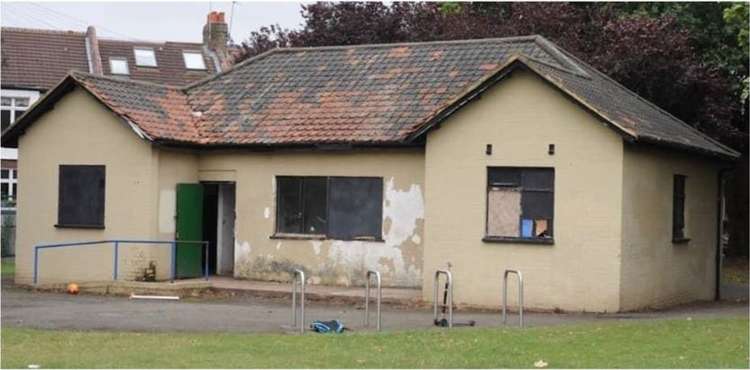 The existing pavilion is thought to have been built around 1940 and is now effectively derelict and unused, but for the storage of some sports equipment.