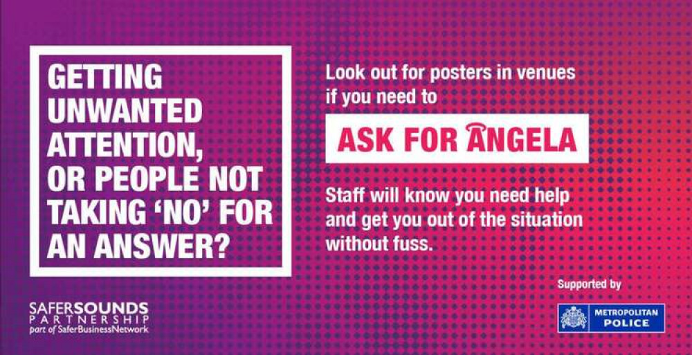 Staff at pubs across the borough have been trained to offer help to women in distress under the 'Ask for Angela' initiative.