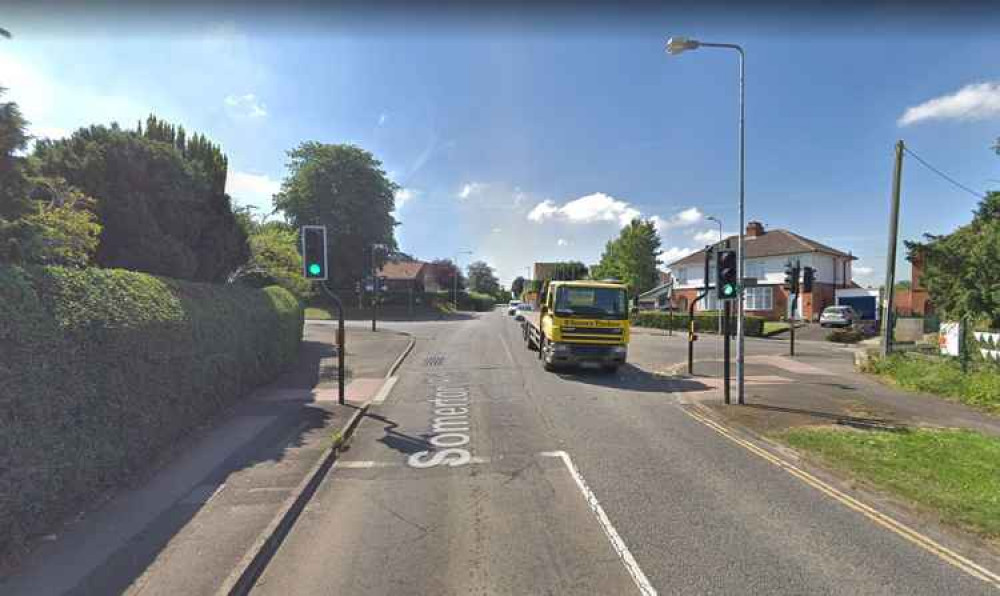 Temporary traffic lights are planned at the crossroads close to Elmhurst and Millfield schools in Street (Photo: Google Street View)