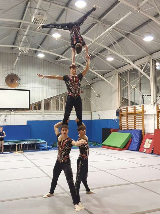 Richmond Gymnastics Men's Group (12-18 years).