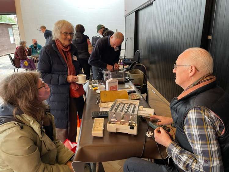 More than 40 items were brought along to a first Repair Cafe event, which proved a huge success.