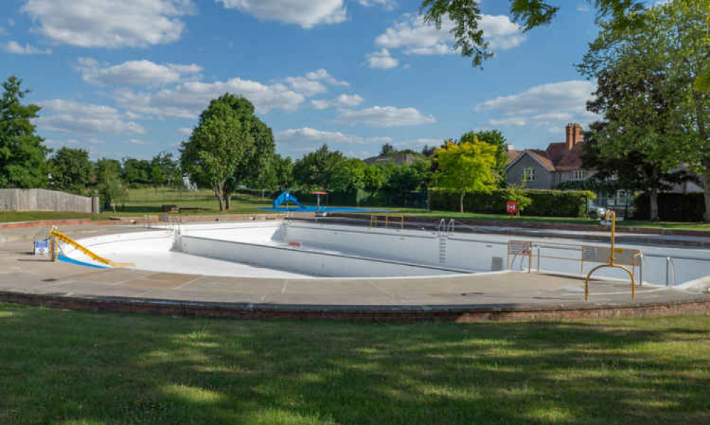 The empty pools at Greenbank earlier this year