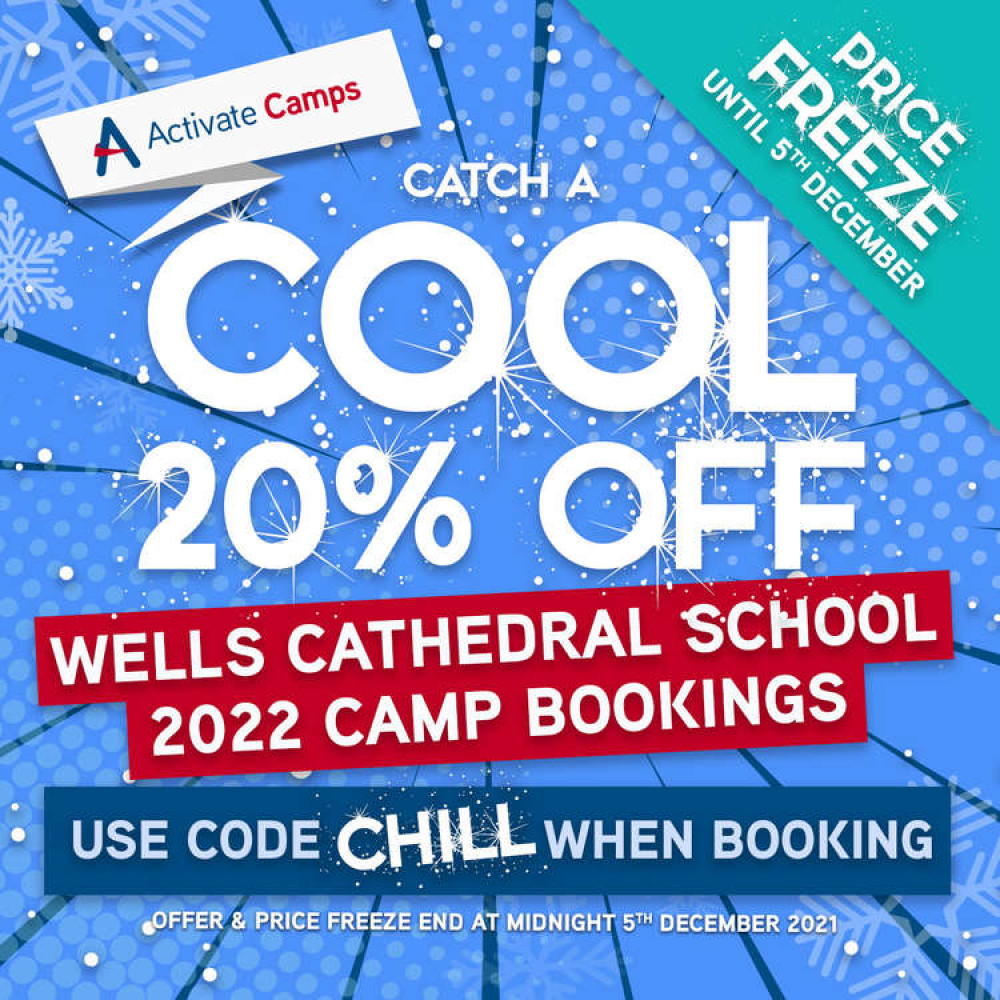 Don't miss your 20% off holiday camps in 2022!