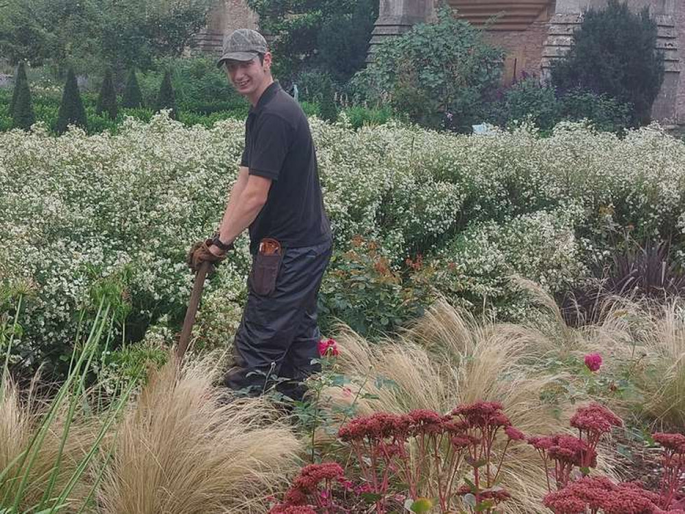 Josh, who has been working as an Assistant Gardener