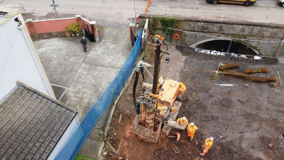 The Existing Bridge On The A38 Bridgwater Road In Taunton Is Being Widened. CREDIT: Somerset County Council. Free to use for all BBC wire partners.