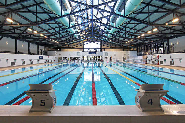 Millfield's 50m swimming pool