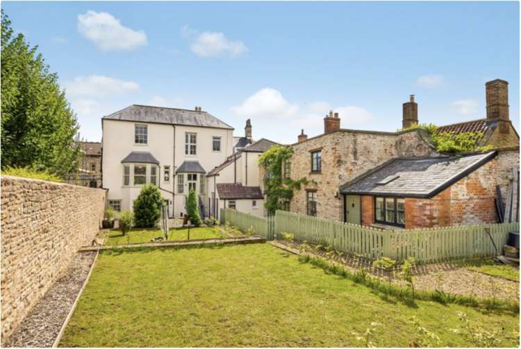 This city centre apartment has a large private garden