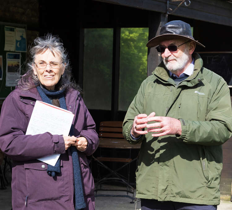 with author Beth Webb and Historian Rev Dr Mark Hutchinson