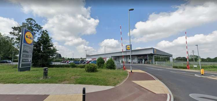 Lidl Store On Gravenchon Way In Street. CREDIT: Google Maps. Free to use for all BBC wire partners.
