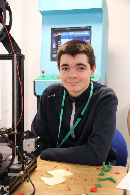 Matthew Williams is studying a T Level in Digital Production, Design and Development (IT) at Strode College