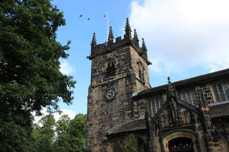 Wilmslow's St Bartholomew's Church on Cliff Road is a Grade I listed building.