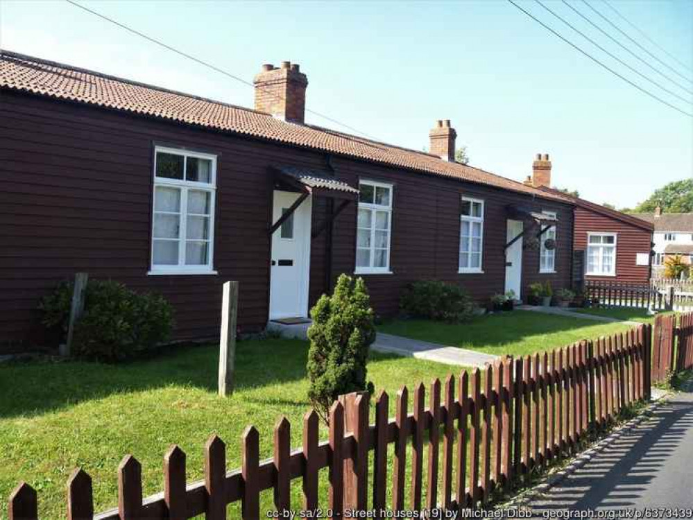 Some of the timber chalets in Farm Road