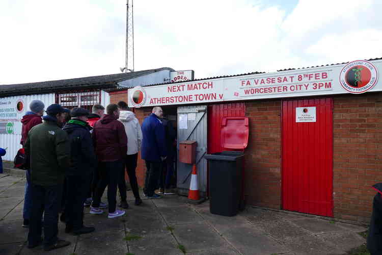 heading in: At the turnstiles before the game