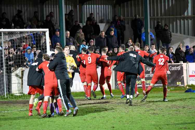 They're off: Wild scenes of pure elation for players and fans alike