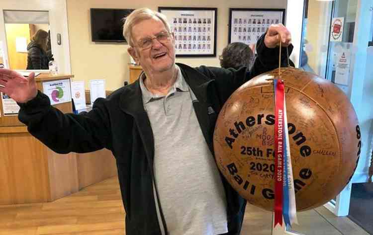 Having a ball: Bracebridge Court resident