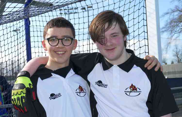At the double: Goals from Badgers' strikers Luke Iliffe, left, and Bradley Wakeford-Davy