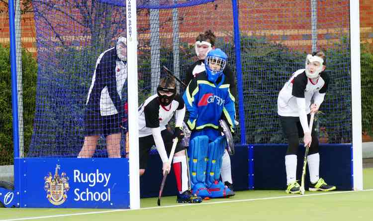 Waiting on: The Adders defence at a penalty corner