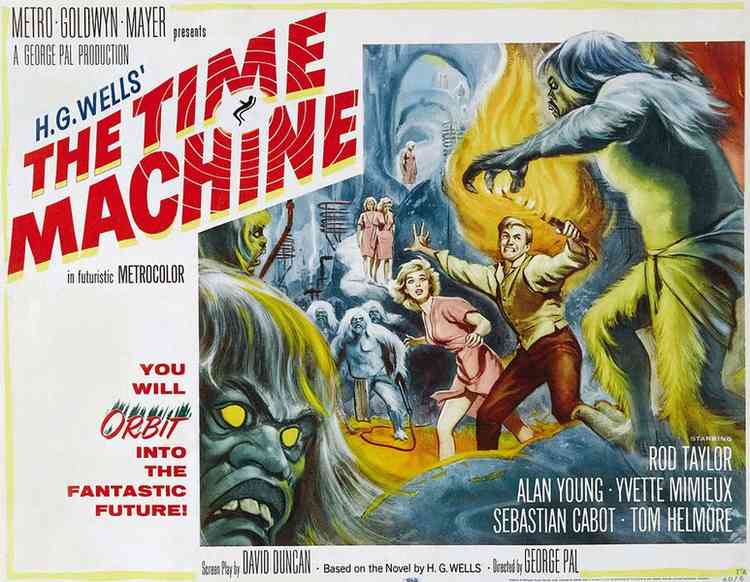 Morlocks v Eloi:  Hollywood star Rod Taylor look the lead in the 1960 adaptation of H G Wells's the Time Machine