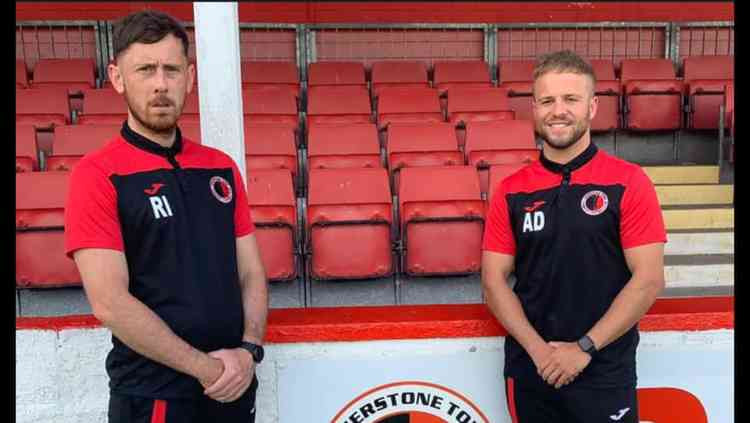 Coming home: Ross Innes and Adam Davies back at Sheepy Road