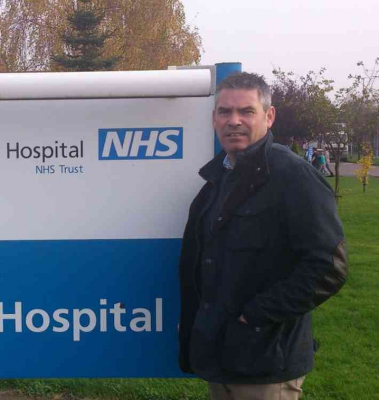 Fact-finding: MP Craig Tracey at the George Eliot Hospital